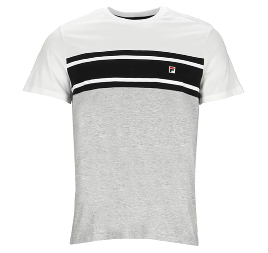 Boise Tee, Light Grey Melange-Bright Whit, Xl, T-Shirts