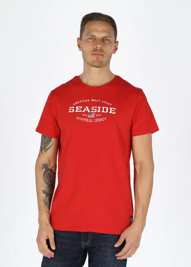 Nautical Tee, Red, 3xl, T-Shirts