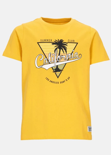 California Tee Jr, Yellow, 130, T-Shirts