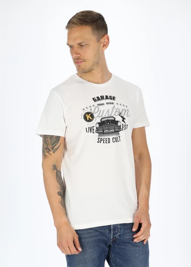 Custom Tee, White, M, T-Shirts