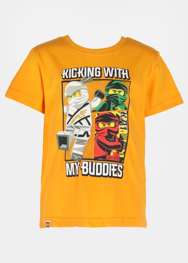 M12010471 - T-Shirt Ss, Orange, 134, T-Shirts