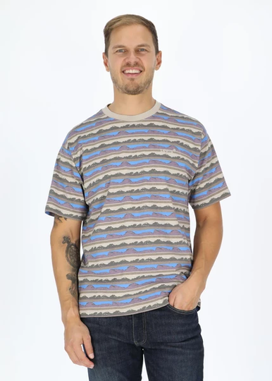 Red Tab Vintage Tee Dress Blue, Mountainsc, M, T-Shirts