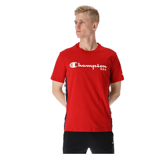M Crewneck T-Shirt Off Court, Haute Red, S, T-Shirts