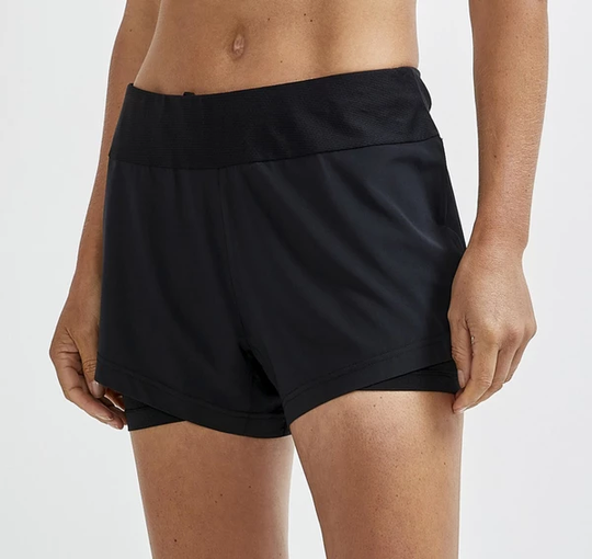Adv Essence 2-In-1 Shorts W, Black, Xl, Träningsshorts