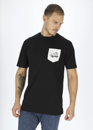 Pocket Tee, Black, L, T-Shirts