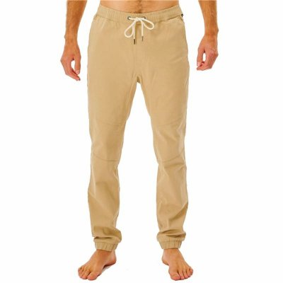 Långa träningsbyxor Rip Curl Re Entry Beige Män (Storlek: S)