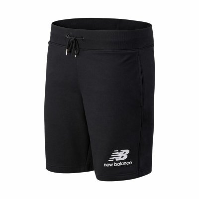 Byxor för vuxna New Balance Essentials Stacked Svart Män (Storlek: XL)