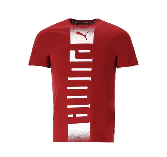 Puma Rebel Tee, Intense Red, S, T-Shirts