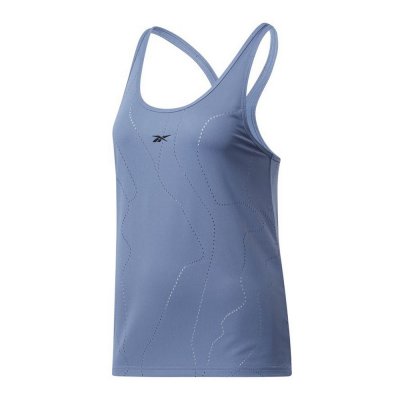 Tanktop, Dam Reebok United By Fitness Perforated Indigo (Storlek: XS)