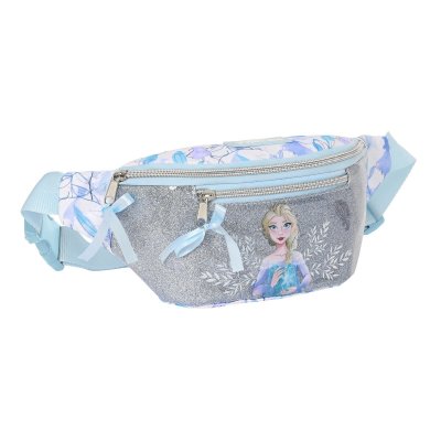 Midjeväska Frozen Memories Silvrig Blå Vit (23 x 12 x 9 cm)