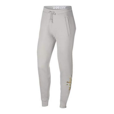 Nederdel träningsoverall för vuxna Nike NSW RALLY PANT REG METALLIC AJ0094 092 Grå (L)