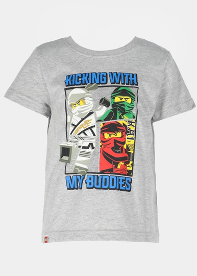 M12010471 - T-Shirt Ss, Grey Melange, 140, T-Shirts