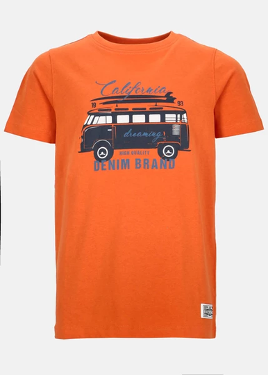 Surfer Van Tee Jr, Orange, 150, T-Shirts