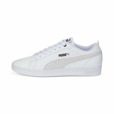 Sportskor Casual Dam Puma Smash Wns v2 Vit (Fotstorlek: 41)