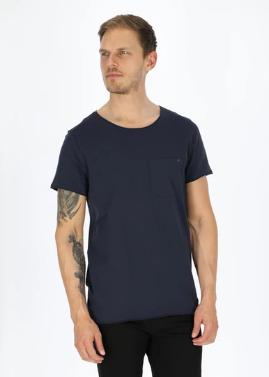 Pocket Tee, Navy, 4xl, T-Shirts