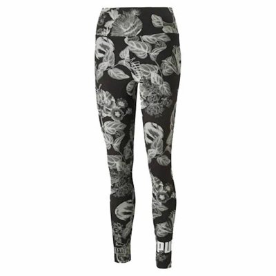 Sport-leggings, Dam Puma Frozen Flower Svart (Storlek: M)
