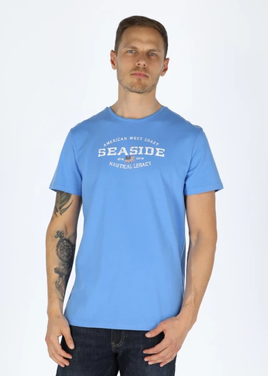 Nautical Tee, Pacific Blue, 4xl, T-Shirts