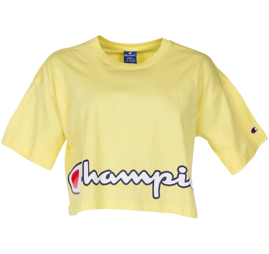 Crewneck T-Shirt, Limelight, S, T-Shirts