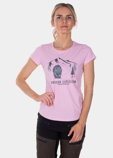 Forest Tee W, Lt. Pink Bear, 42, T-Shirts