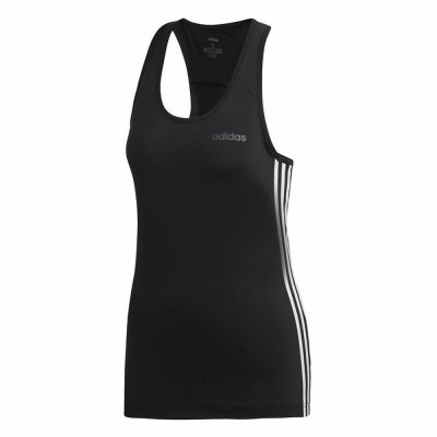 Ärmlös sporttröja Dam Adidas Design 2 Move Svart (Storlek: XS)