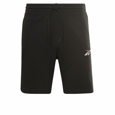 Träningsshorts Reebok Vector Fleece Svart (Storlek: M)