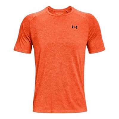 Sporttröja med ärmar Under Armour Tech 2.0 Orange (Storlek: M)