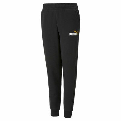 Nederdel träningsoverall för barn Puma Essentials+ Svart (Storlek: 4-5 år)