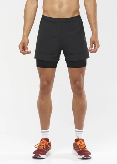 Cross 2in1 Shorts M, Black/, S, Löparshorts