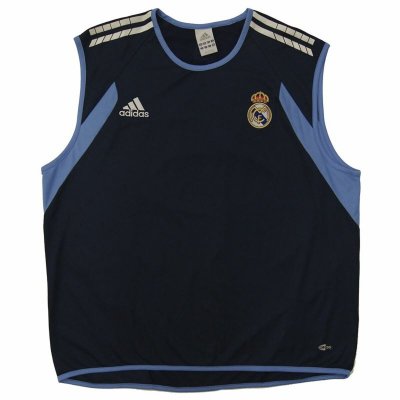 Ärmlös sporttröja Herr Real Madrid Adidas (Storlek: XL)