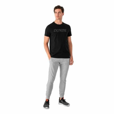 Långa träningsbyxor 4F Jogger Män Multicolour (Storlek: S)