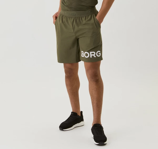 Borg Shorts, Ivy Green, S, Träningsshorts