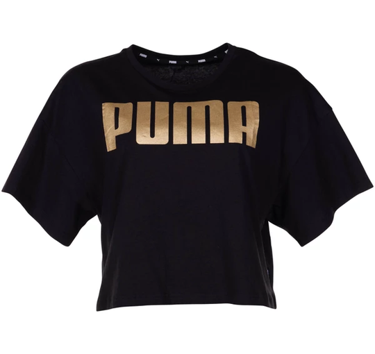 Rebel Fashion Tee, Puma Black, M, T-Shirts
