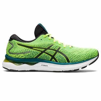 Löparskor, Vuxna Asics Gel-Nimbus 24 Limegrön (Fotstorlek: 43.5)