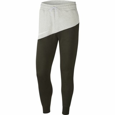 Långa träningsbyxor Nike Swoosh Svart Män Ljusgrå (Storlek: L)