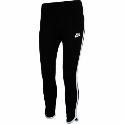 Sport-leggings, Dam Nike Vit Svart (Storlek: L)
