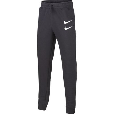 Långa träningsbyxor Nike Swoosh Pojkar Svart (Storlek: 7-8 år)
