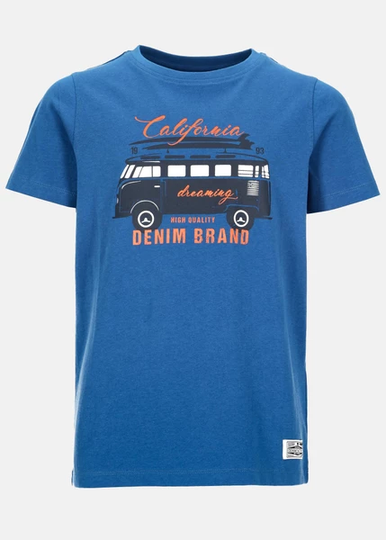 Surfer Van Tee Jr, Blue, 110, T-Shirts