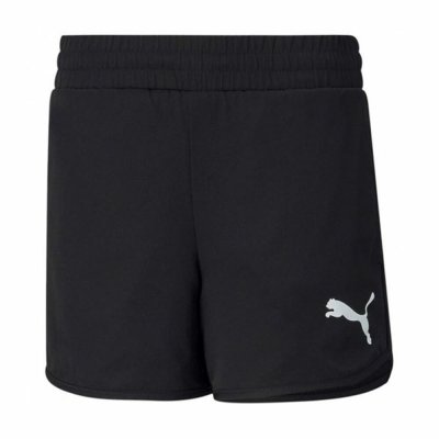 Träningsbyxa barn Puma Active K Svart (Storlek: 5-6 år)