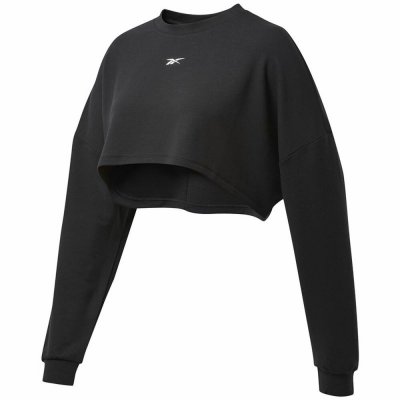 Långärmad t-shirt Dam Reebok Studio Maternity Restorative Svart (Storlek: XS)