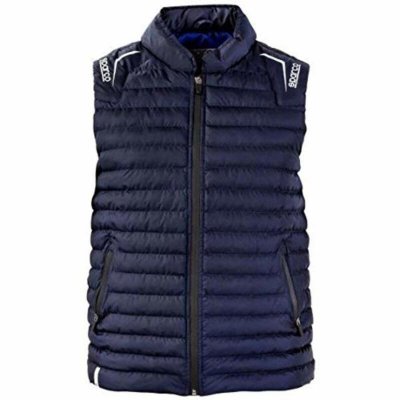 Vadderad väst Herr Sparco S01259BM2M Marinblå (Storlek M)