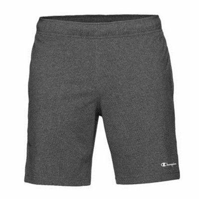 Sportshorts för män Champion Legacy Mini Scrip Logo Mörkgrå (Storlek: M)