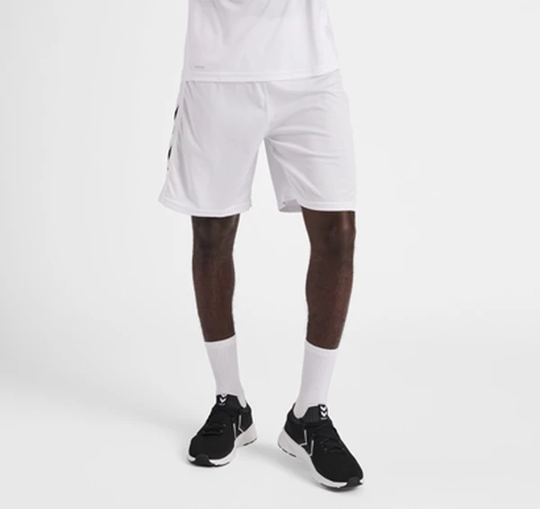 Hmlcore Xk Poly Shorts, White, L, Träningsshorts