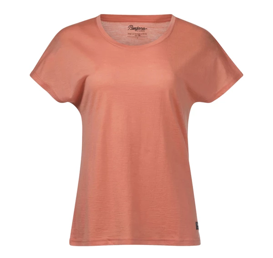 Oslo Wool W Tee, Cantaloupe, L, T-Shirts
