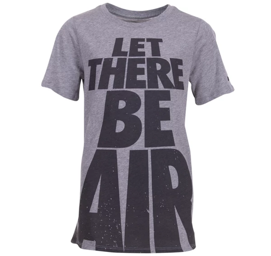 B Nsw Tee Let There Be Air, Dk Grey Heather/Anthracite, Xs, T-Shirts
