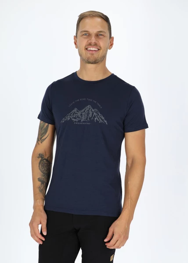 Ultra Light Wool Tee, Dk. Navy, L, T-Shirts