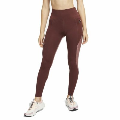 Sport-leggings, Dam Nike Air Dri-FIT Fast Brun (Storlek: S)