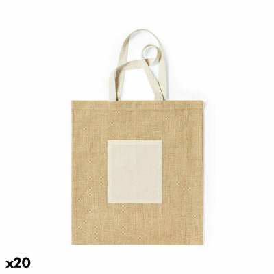 Väska 141165 Brun Naturell Jute (20 antal) (Färg: Brun)
