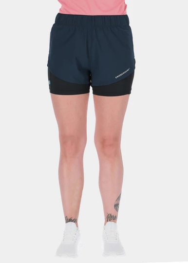 Training 2in1 Shorts W, Navy, 38, Träningsshorts