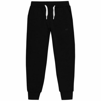 Nederdel träningsoverall för barn 4F Swatpants Svart Pojkar (Storlek: 10-11 år)