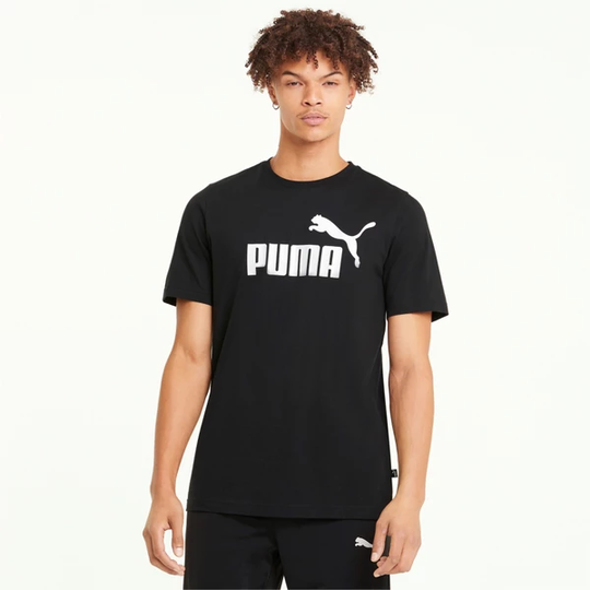 Ess Logo Tee B, Puma Black, 164, T-Shirts